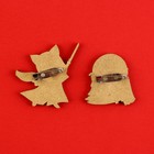 Значки деревянные, неразлучники «Наша дружба это магия», 2 шт., 8×12 см - Фото 4