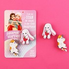 Значки деревянные, неразлучники «Любимой подружке», 2 шт., 8 х 12 см. - Фото 2