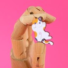 Значки деревянные, неразлучники «Любимой подружке», 2 шт., 8 х 12 см. - Фото 6