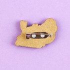 Значок деревянный «Кря», 3.3×2.3 см - Фото 3