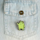 Значок деревянный «Лягушка», серия мемы , 2,4 х 3,2 (комплект 2 шт) - фото 22221464