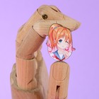 Значок деревянный «Школьницы», аниме, 2.6×3.3 см - Фото 4