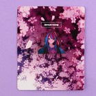 Значок деревянный «Девушка в цветах», аниме, 3.3×2.8 см - Фото 6