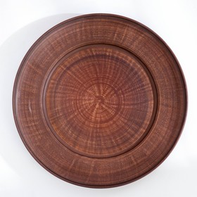 Тарелка «Гладкий‎‎», d=25 см, красная глина  (артикул 9660790)  большой выбор товаров оптом и в розницу по низким ценам с доставкой