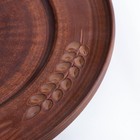 Тарелка «Колос», d=25 см, красная глина - Фото 3