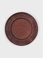 Тарелка «Колос», d=25 см, красная глина - Фото 1