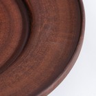 Тарелка «Гладкий», d=19 см, красная глина - Фото 3