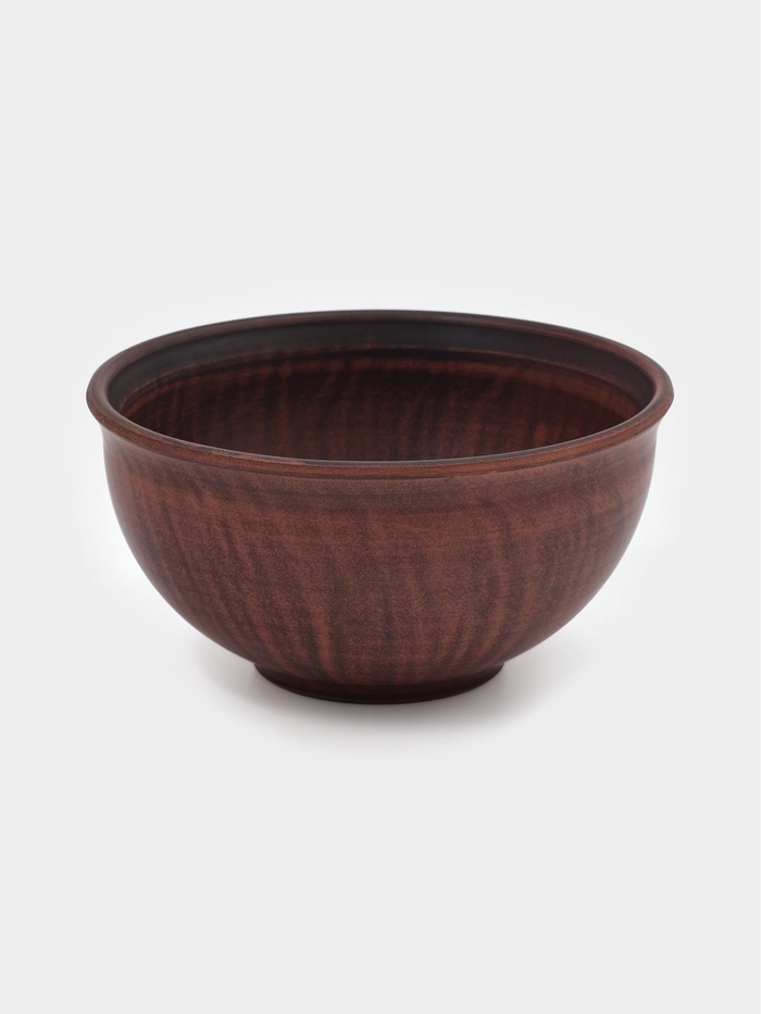 Салатник «Гладкий‎‎», 700 мл., 8×15×15 см, красная глина - Фото 1