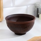 Салатник «Колос», 700 мл., 8×15×15 см, красная глина - Фото 2