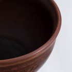 Салатник «Колос», 700 мл., 8×15×15 см, красная глина - Фото 4