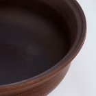 Тарелка глубокая «Гладкий», 700 мл., 18×6 см, красная глина - Фото 3