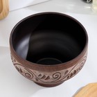 Салатник "Ангоб", 0,9 л., 9х14х14 см - фото 22221640