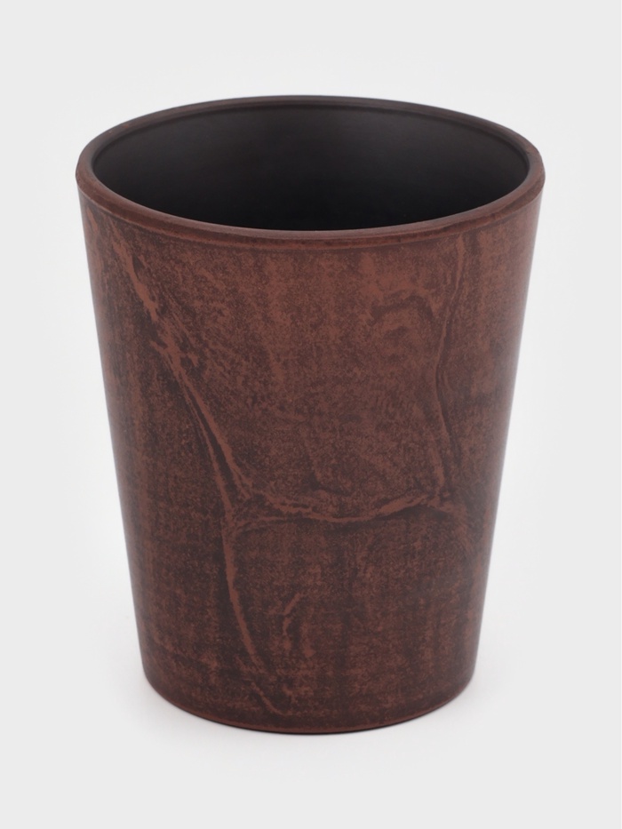 Стакан «Гладкий‎‎», 400 мл., 11×10 см, красная глина - Фото 1