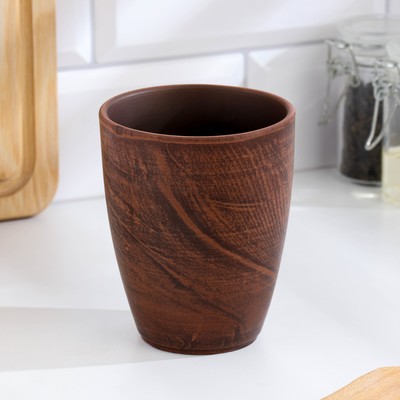 Стакан «Гладкий», 300 мл, красная глина