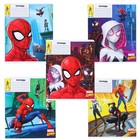 Тетрадь 18 листов, в клетку, МИКС 5 видов, обложка мелованный картон, «Человек-паук» - Фото 2
