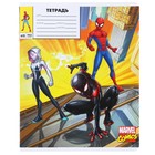 Тетрадь 18 листов, в клетку, МИКС 5 видов, обложка мелованный картон, «Человек-паук» - Фото 7