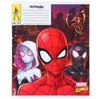 Тетрадь 18 листов, в клетку, МИКС 5 видов, обложка мелованный картон, «Человек-паук» - Фото 9