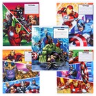 Тетрадь в линейку 24 листа, 5 видов МИКС, обложка мелованный картон, «Мстители» - Фото 3