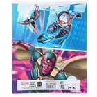 Тетрадь в линейку 24 листа, 5 видов МИКС, обложка мелованный картон, «Мстители» - Фото 4