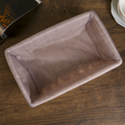 Корзина "Полоска" 26х х6,5 см из бамбука - Фото 2