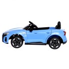 Электромобиль Audi RS e-tron GT, EVA колёса, кожаное сидение, цвет синий 9304887 - фото 16885620