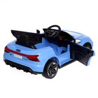 Электромобиль Audi RS e-tron GT, EVA колёса, кожаное сидение, цвет синий 9304887 - фото 16885622