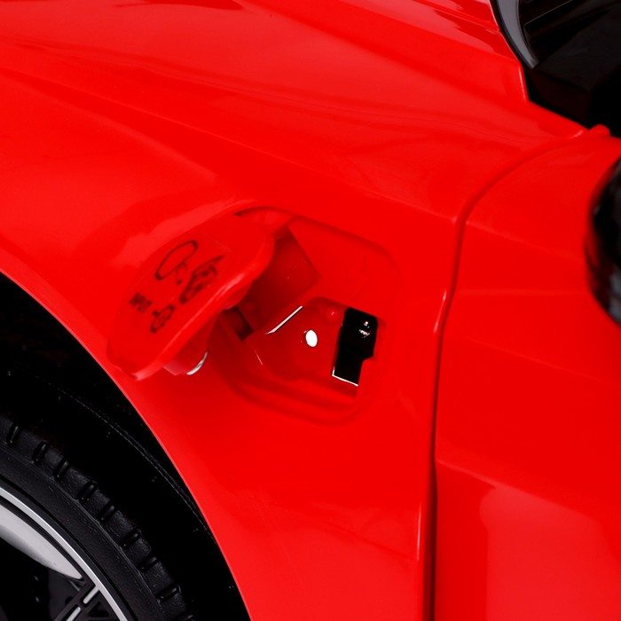 Электромобиль Audi RS e-tron GT, EVA колёса, кожаное сидение, цвет красный - фото 1907721785