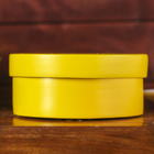 Емкость для хранения "Жёлтый глянец" 14х14х6,5 см из бамбука - Фото 1