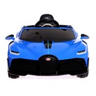 Электромобиль Bugatti Divo, EVA колёса, кожаное сидение, цвет синий - Фото 2
