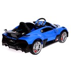 Электромобиль Bugatti Divo, EVA колёса, кожаное сидение, цвет синий - Фото 4