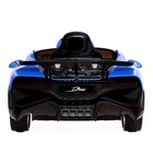 Электромобиль Bugatti Divo, EVA колёса, кожаное сидение, цвет синий - Фото 6