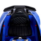Электромобиль Bugatti Divo, EVA колёса, кожаное сидение, цвет синий - Фото 8