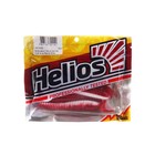 Виброхвост Helios Catcher Red & White, 9 см, 5 шт. (HS-2-003) - фото 6915491