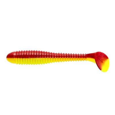 Виброхвост Helios Catcher Red Lemon, 9 см, 5 шт. (HS-2-050)