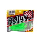 Твистер Helios Din 3 Electric green, 7.9 см, 6 шт. (HS-33-007) - фото 6915619