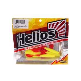 Твистер Helios Hybrid 2 Yellow RT, 7 см, 7 шт. (HS-13-038)