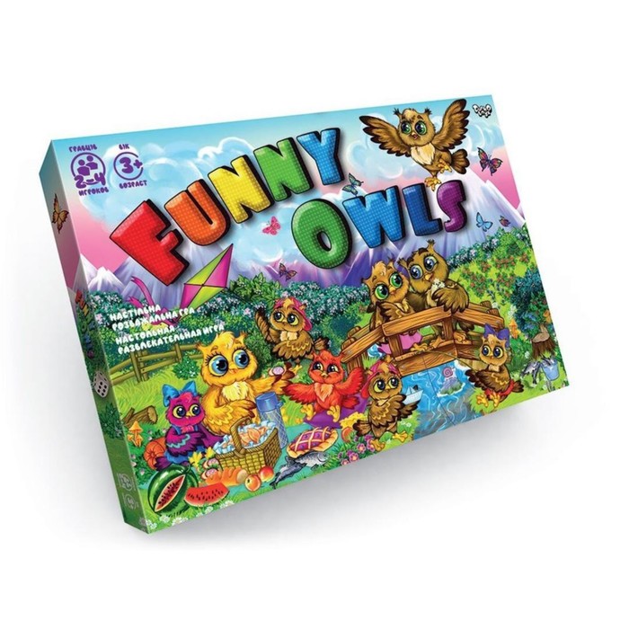 Настольная развлекательная игра, серия Funny Owls - Фото 1