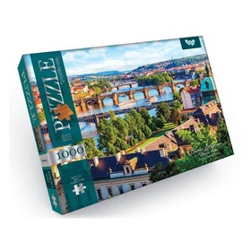 Пазлы картонные «Городская река», 1000 элементов