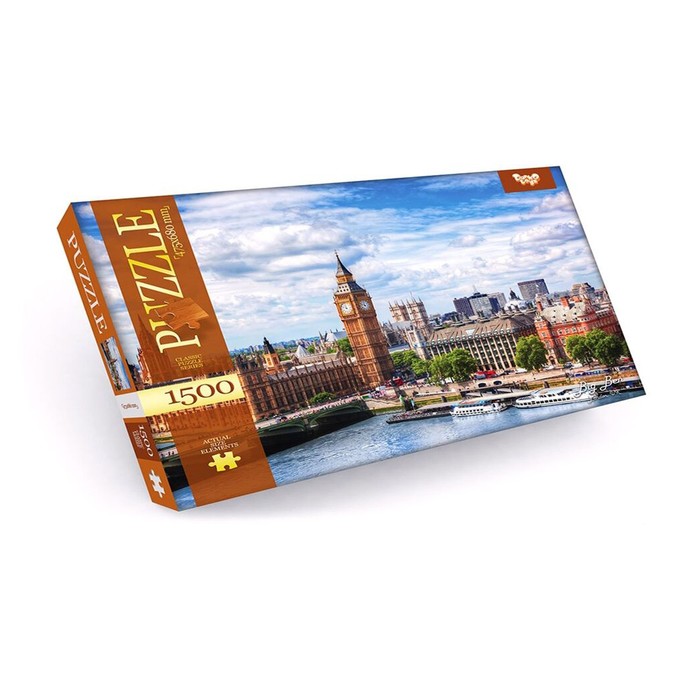 Пазлы картонные «Биг-Бен. Лондон», 1500 элементов
