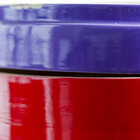 УЦЕНКА Емкость для хранения "Красное и фиолетовое" 12х12х13 см из бамбука - Фото 4