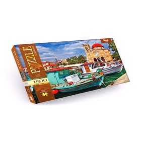 Пазлы картонные «Греческие острова», 1500 элементов
