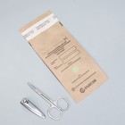 Крафт-пакет для стерилизации, 75 × 150 мм, самоклеящийся, фасовка 100 шт, цвет коричневый - фото 319469465