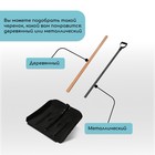 Ковш лопаты стальной, 360 × 370 мм, с металлической планкой - фото 33969665