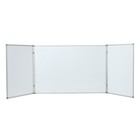 Доска магнитно-маркерная 300×100, 100×75×2, Calligrata, трехсекционная, в алюминевой рамке - Фото 1