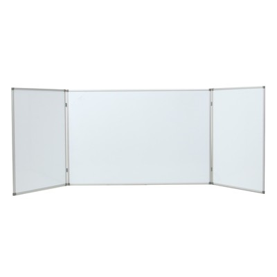 Доска магнитно-маркерная 300×100, 100×75×2, Calligrata, трехсекционная, в алюминевой рамке