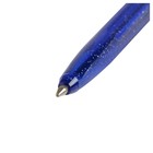 Ручка шариковая Стамм "Южная ночь", узел 0,7 мм, чернила синие на масляной основе, корпус с блестками - Фото 5