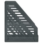 Лоток для бумаг вертикальный Стамм "XXL", прочный, тонированный черный - фото 23414218