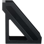 Лоток для бумаг вертикальный Стамм "Базис", черный (комплект 2 шт) - фото 24567493