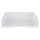 Лоток для бумаг Стамм «Дельта», А4, горизонтальный, 1 отделение, белый - Фото 3