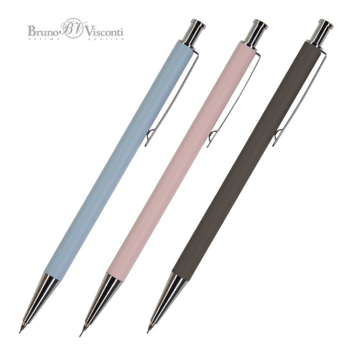 Карандаш механический 0,5 мм SlimGraphix, HB, металлический корпус, МИКС - Фото 1